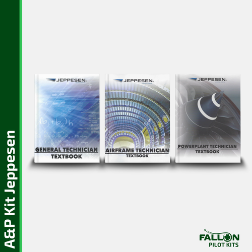 A&P Kit – Jeppesen Aviation Maintenance Technician Textbooks (General, Airframe & Powerplant)