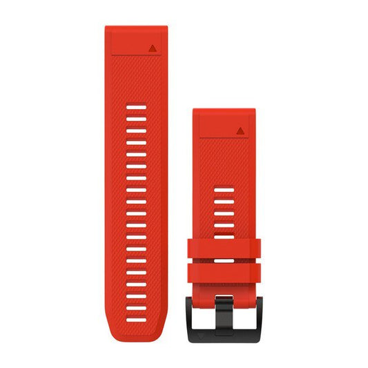 Garmin QuickFit 26 Watch Band - Flame Red Silicone