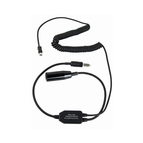 Pilot Communications - GoPro Hero3, 3+ and 4 Recorder Adapter For Helicopter (U174) Headset