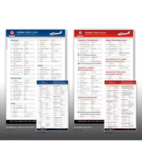 QRef - Cessna 172N - Checklist Card