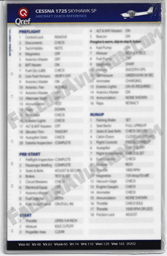 QRef - Cessna 172S/SP - Checklist Card