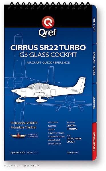 QRef - Cirrus SR22 G3 Turbo - Checklist Book