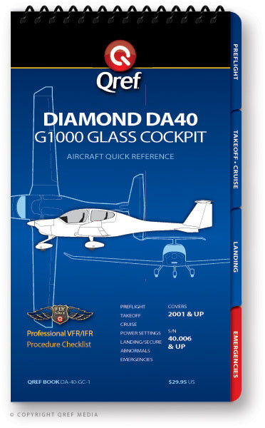 QRef - Diamond Star DA40 G1000 - Checklist Book