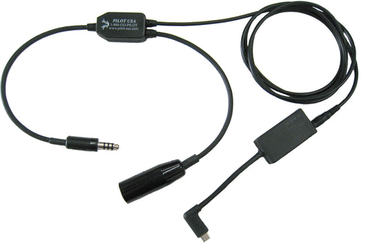 Pilot Communications - GoPro HERO5 Audio Recorder Adapter for Helicopter/Military Headset