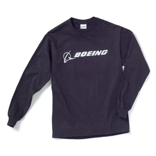 Boeing Signature T-Shirt Long Sleeve - Navy