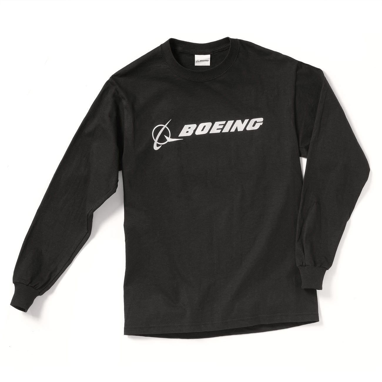 Boeing Signature T-Shirt Long Sleeve - Black -