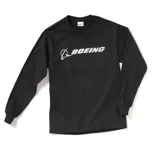 Boeing Signature T-Shirt Long Sleeve - Black -