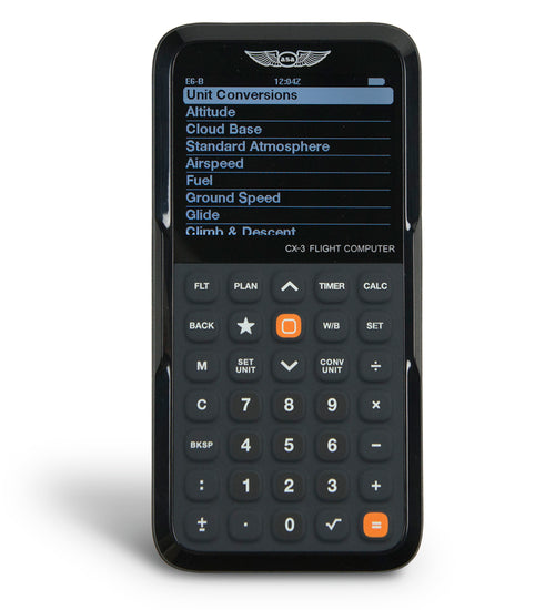 ASA CX-3 Flight Computer – FAA Exam Approved Digital E6-B