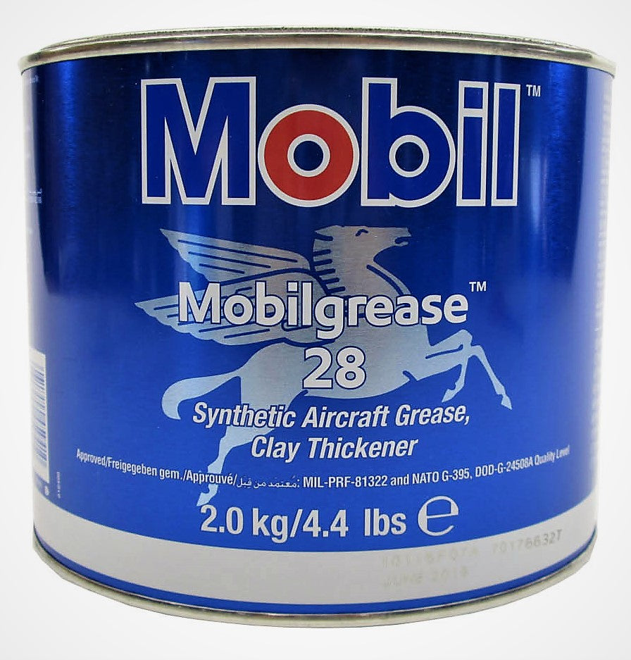 Mobil 28 Grease 4.4 LB Can