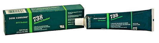 Dow Corning RTV738 Electrical Silicone Sealant - 3oz - White