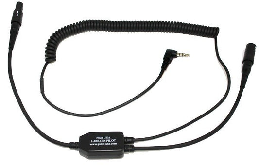 Pilot Communications - iPhone/Smartphone Digital Audio Recorder for Bose Panel Mount (6 pin) Headset