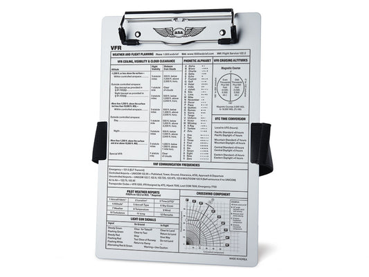 ASA VFR Aluminum Kneeboard