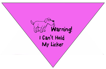 Mutt Muffs "Can't Hold My Licker" Bandana