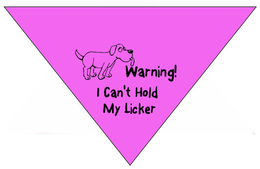 Mutt Muffs "Can't Hold My Licker" Bandana