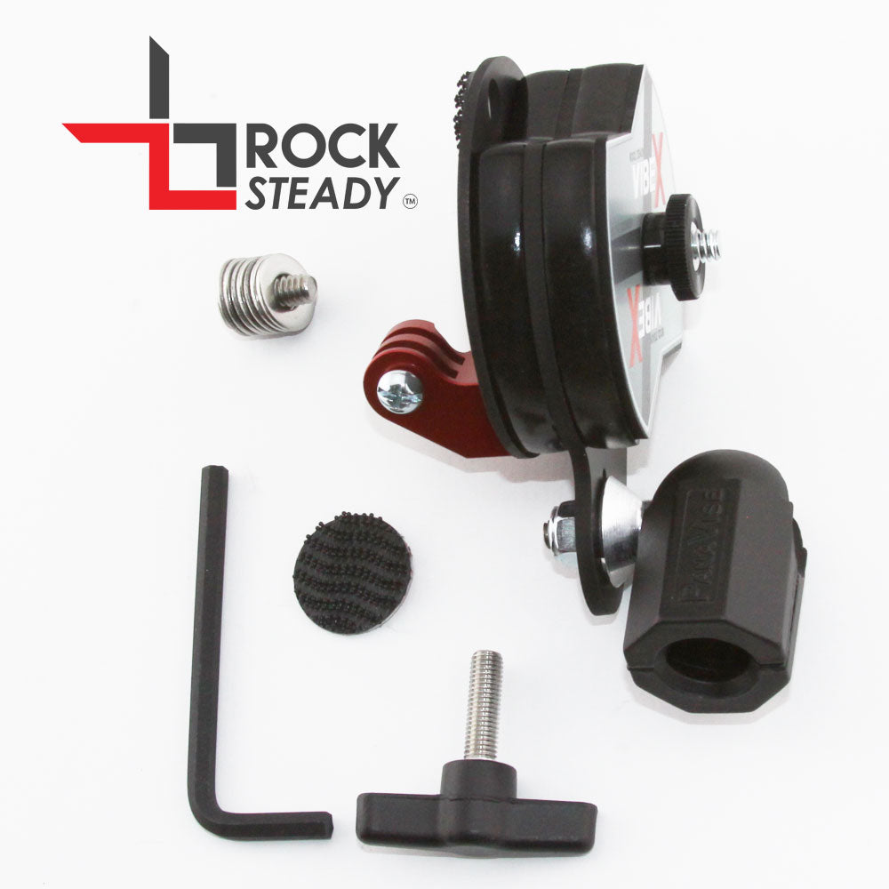 Flight Flix Rock Steady, VibeX Ball Mount, GoPro & Garmin, No Base