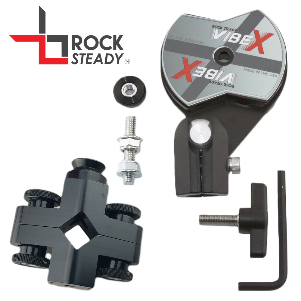 Flight Flix Rock Steady VibeX Ball Mount, Drift & Garmin 360, Clamp Base w/ Dovetail