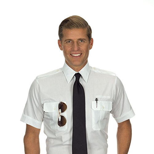 Van Heusen Men's Pilot Shirt - Short Sleeve - 16