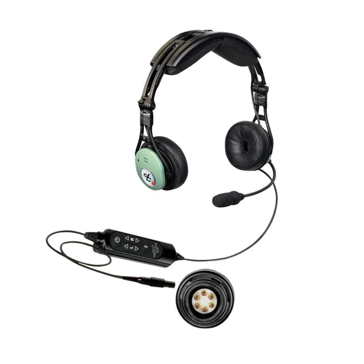 David Clark Pro-X2 ENC Headset - 6-Pin Panel Mount