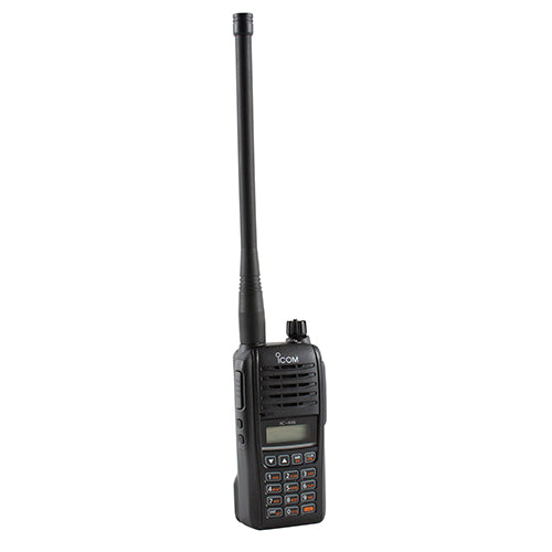 ICOM IC-A16 VHF Air Band Handheld Transceiver Radio, Communications Only, DTMF Keypad