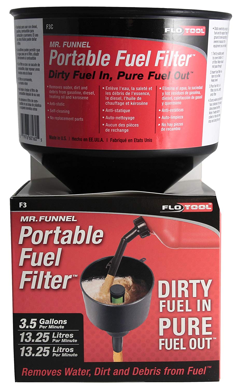 Mr. Funnel Fuel Filter - Medium 3.5GPM