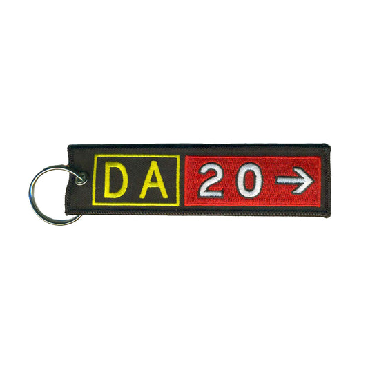 Embroidered Diamond DA20 Keychain