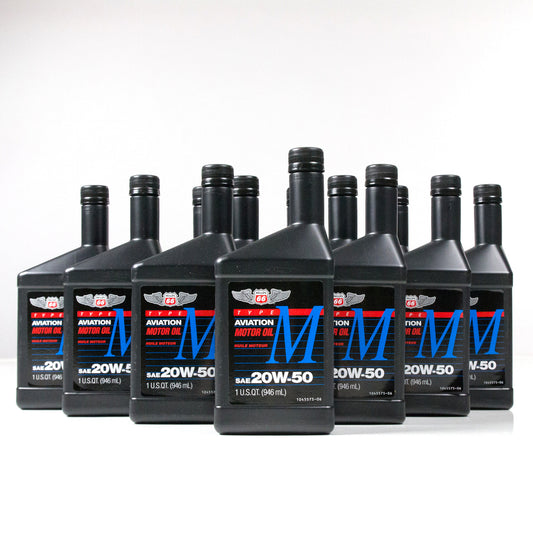 Phillips 66 Type M 20W-50 Multiviscosity Aircraft Engine Oil - Case