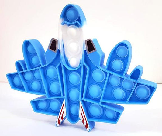 Jet Airplane Fidget Pop-It Toy