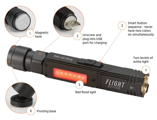 Flight Outfitters 3-in-1 Pilot Light
