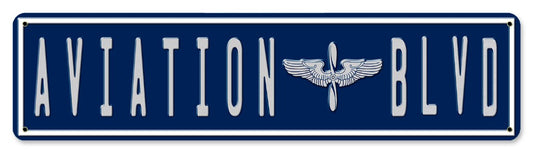 Aviation Blvd Sign - 20" x 5"