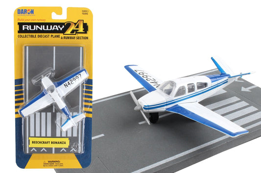Runway 24 Diecast Airplane - Bonanza