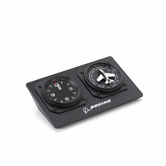 Boeing World Time Desk Clock with Plane