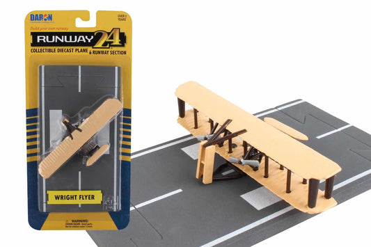 Runway 24 Diecast Airplane - Wright Flyer