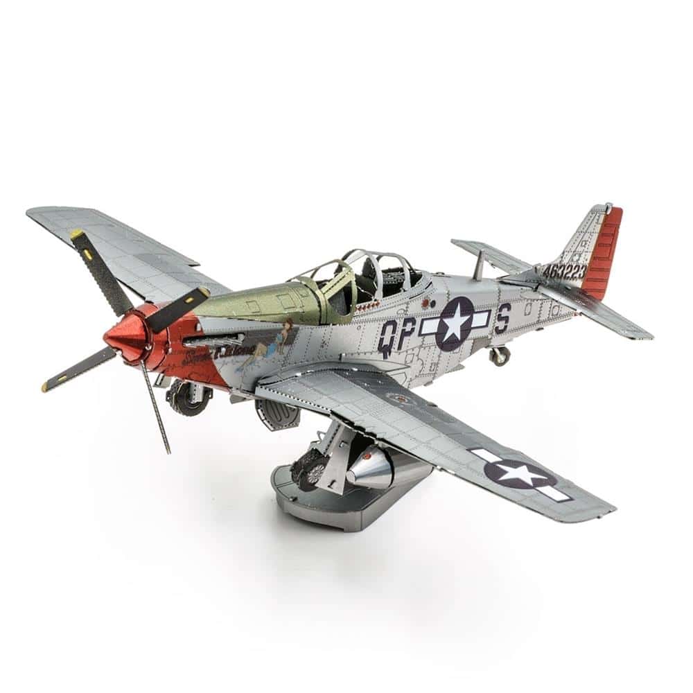 3-D Metal Model Kit - Mustang P-51D With Color