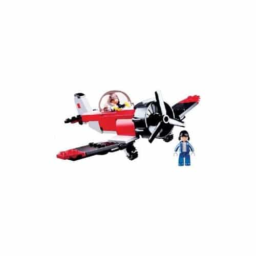 Building Blocks - Red Airplane