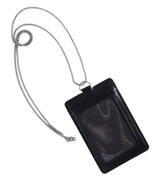 Novah Leather ID Badge Holder