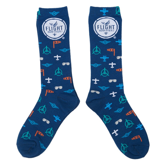 Flight Outfitters Navy Aviation Socks