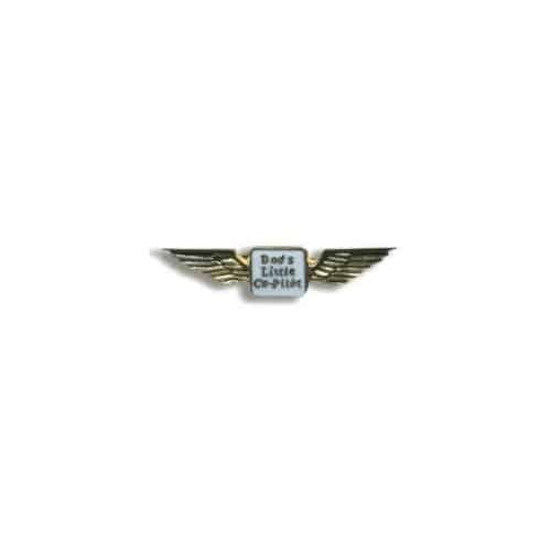 Dad's Little Co-Pilot Pin