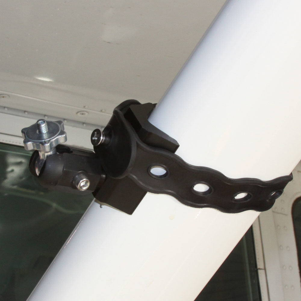 Flight Flix Threaded 1/4-20 Rock Steady Mount - Strut Base w/ Rubber Strap Kit