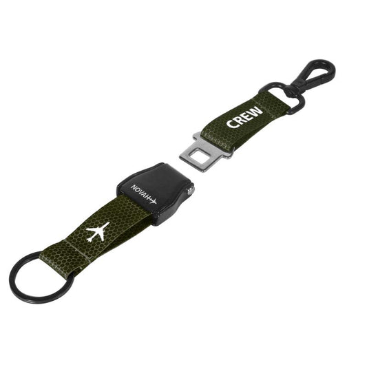 Novah Olive Double Sided Seatbelt Keychains