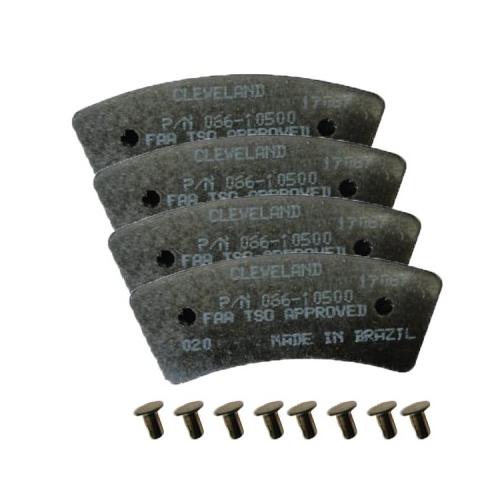 Cleveland Brake Linings 66-105 WITH Rivets