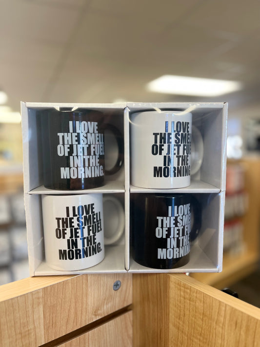 Coffee Mug - Jet Fuel in the Morning - Set White/Black