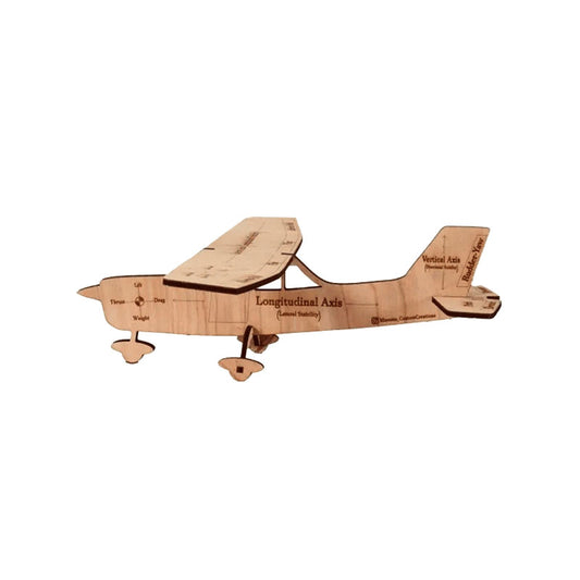 CESSNA WOODEN LASER CUT AIRCRAFT TRAINING AID