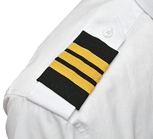 AEROPhoenix Professional Pilot Epaulets - 3 Gold Bar - First Officer