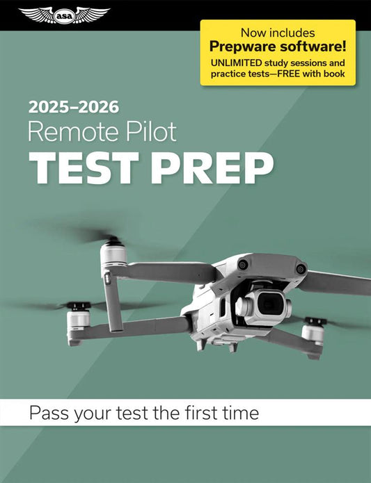 ASA 2025-2026 Remote Pilot Test Prep w/ Prepware