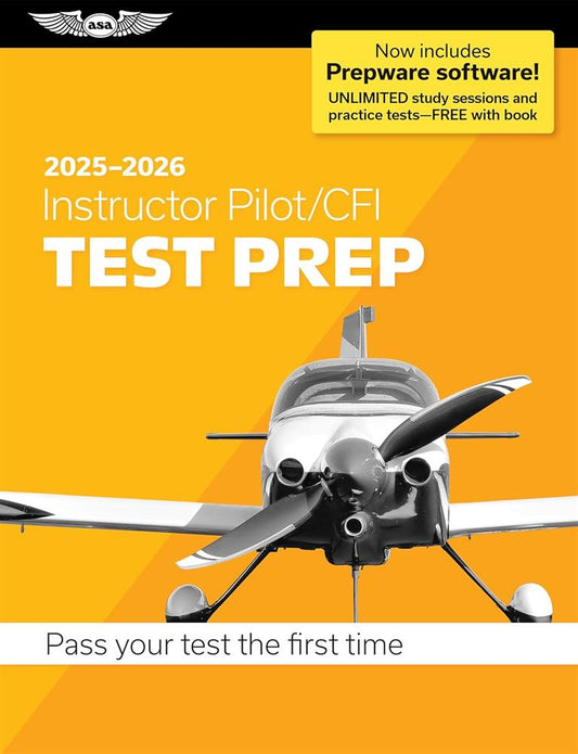 ASA 2025/2026 Instructor Pilot/CFI Test Prep