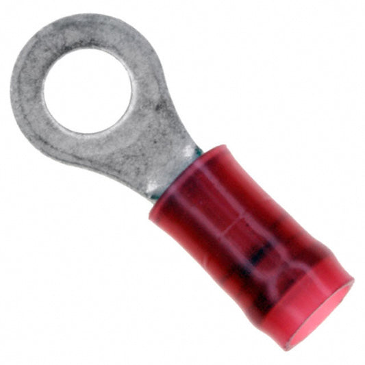 Ring Terminal - Stud Size 1/4"; Size 8 AWG - Red
