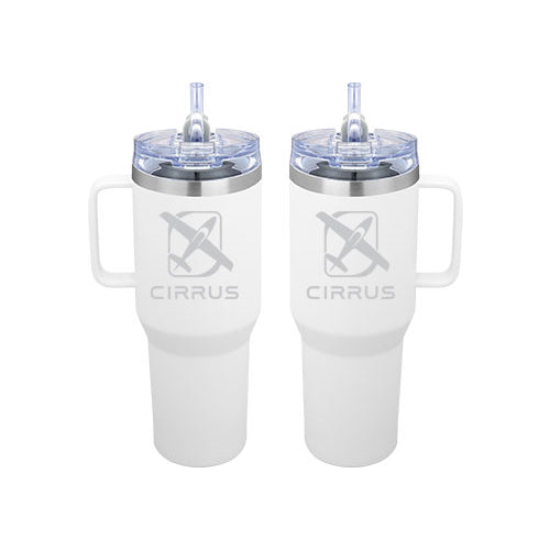 40oz Urban Peak Apex Ridge Cirrus Travel Mug White