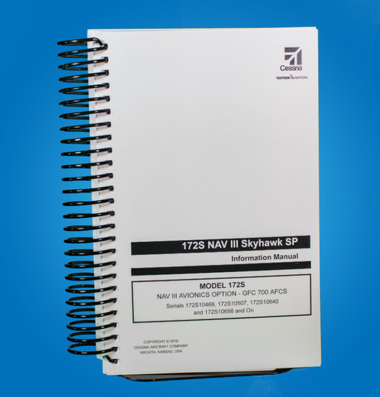 Cessna 172S Skyhawk Nav III/GFC700 Information Manual (POH)
