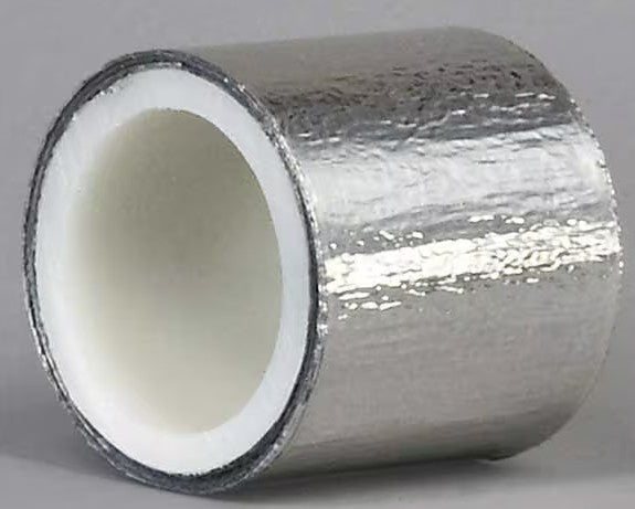 3M Foil Tape, 4 In. x 5 Yd., Shiny Silver