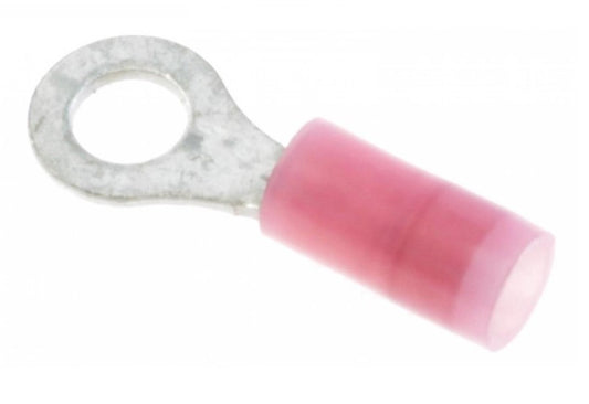 31890 Ring Terminal #8 - 22-18 AWG - Red - Insulated  - Crimp | MS25036-149